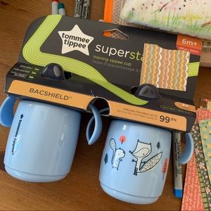 4 brand new tommee tippee cups